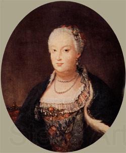Jacopo Amigoni Portrait of Barbara de Braganza Norge oil painting art